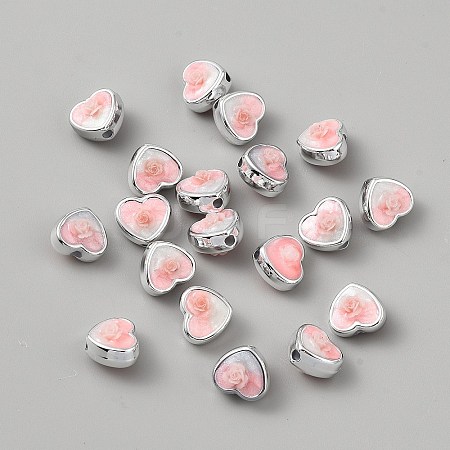 Opaque Acrylic Beads OACR-TAC0015-08B-1