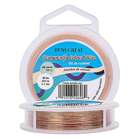 Round Bare Copper Wire for Jewelry Making CWIR-BC0002-16A-1