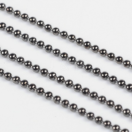 Iron Ball Bead Chains CHB001Y-B-1