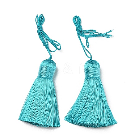 Polyester Tassel Big Pendants HJEW-K030-A-13-1