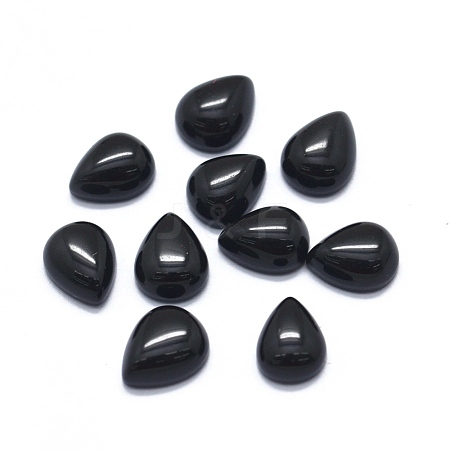 Natural Obsidian Cabochons G-O175-22-10-1