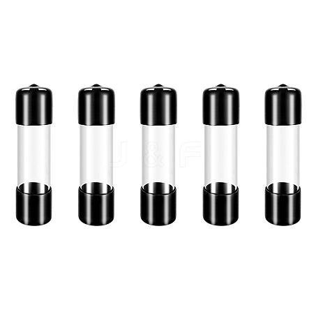 5Pcs PVC Plastic Transparent Storage Tube FIND-GA0008-68C-1