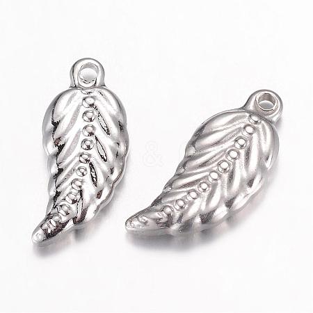 201 Stainless Steel Pendants STAS-G071-18P-1