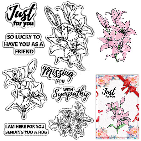 Custom PVC Plastic Clear Stamps DIY-WH0439-0100-1