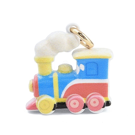 Amusement Park Brass Enamel Pendants KK-CBA7736-01A-1