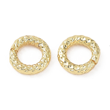 Rack Plating Brass Open Jump Rings KK-B076-20G-1