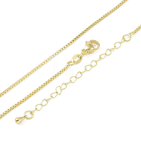 Brass Necklace Makings KK-P266-03G-1