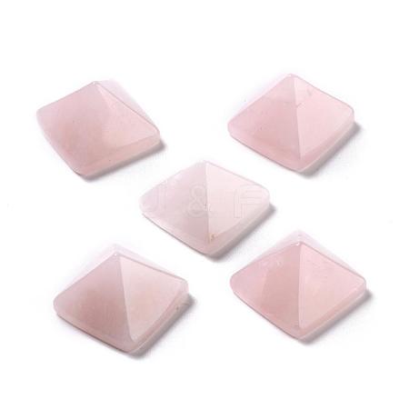 Natural Rose Quartz Cabochons G-G759-Y06-1