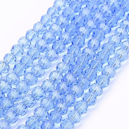 Glass Beads Strands EGLA-J042-4mm-05-1