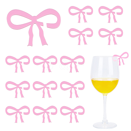 40Pcs Acrylic Wine Glass Charms AJEW-HY0002-52B-01-1