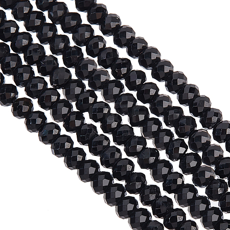 2 Strands Natural Black Tourmaline Beads Strands G-OC0005-30-1