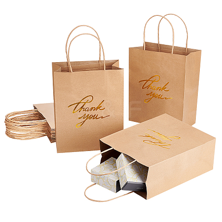 Rectangle Kraft Paper Bag LS-CARB-WH0009-14-1