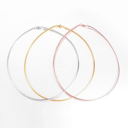 304 Stainless Steel Necklaces NJEW-D274-01-1