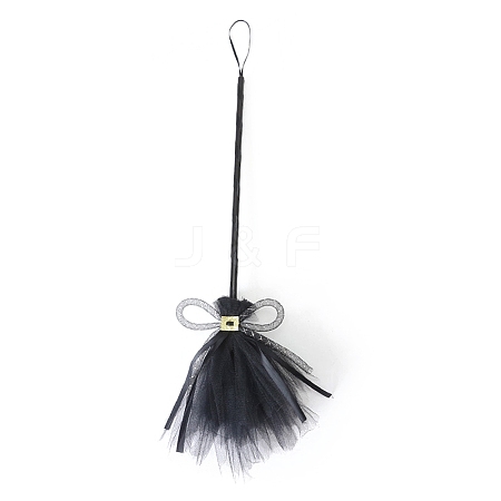 Halloween Witch Broom Ornament PW-WG20721-05-1