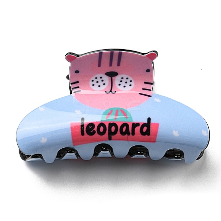 Tiger Shape PVC Claw Hair Clips PHAR-P008-A03-1