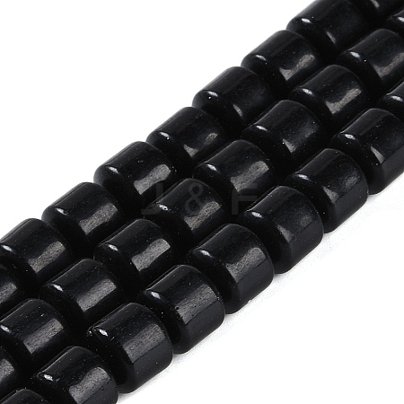 Natural Black Obsidian Beads Strands G-L604-E05-01-1