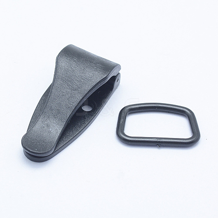 Eco-Friendly Sewable Plastic Clips and Rectangle Rings Sets KY-F011-02F-1