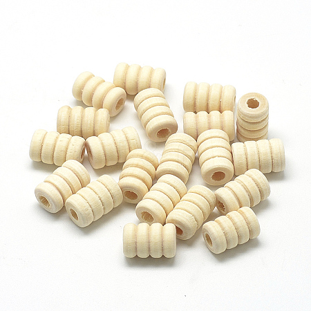 Unfinished Wood Beads WOOD-PH0001-21-LF-1