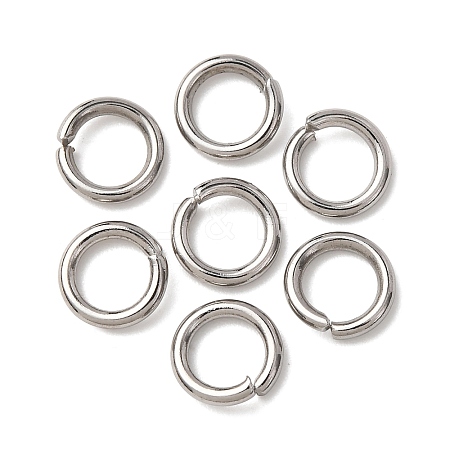 Tarnish Resistant 304 Stainless Steel Open Jump Rings STAS-E067-08-7mm-1