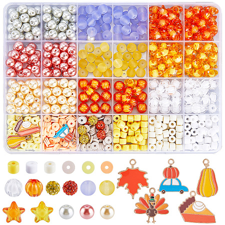DIY Thanksgiving Day Jewelry Making Findings Kits DIY-SP0001-55-1