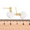 Women's Brass Stud Earrings EJEW-Z164-19G-01-4