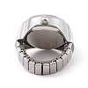 201 Stainless Steel Stretch Watchband Finger Ring Watches WACH-G018-01P-03-2