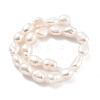 Natural Cultured Freshwater Pearl Beads Strands PEAR-P062-28I-3