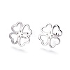 Tarnish Resistant 304 Stainless Steel Stud Earrings EJEW-F234-01P-1