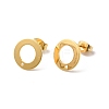 201 Stainless Steel Stud Earring Findings STAS-D244-23G-1