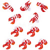 5Pcs Handmade Lampwork Pendants LAMP-TA0002-75B-1
