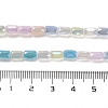 Electroplate Glass Beads Strands EGLA-D030-08J-4