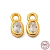 Real 18K Gold Plated 925 Sterling Silver Charms STER-K176-03C-G-1