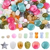210Pcs 8 Styles Transparent Acrylic Beads OACR-YW0003-22-1