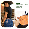 DIY West Cowboy Theme Iron Keychain Making Kit DIY-TA0009-40-7