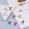 80Pcs 2 Style Imitation Pearl Acrylic Pendants OACR-CD0001-07-4