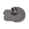 Spaceman with Moon Enamel Pin JEWB-P008-B02-2
