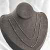 Brass Double Layer Necklaces NJEW-D302-52P-2