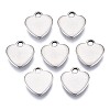 Non-Tarnish 201 Stainless Steel Charms STAS-R116-012D-P-1