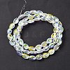 Electroplate Glass Beads Strands EGLA-B005-01A-AB02-2