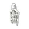 304 Stainless Steel Pendants STAS-P423-07P-1