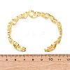 Brass Micro Pave Clear Cubic Zirconia Cuff Bangles for Women BJEW-C140-35G-5