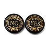 Engraved Natural Obsidian Decision Stones GG-CBA6D08-C01-1