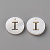 Natural Freshwater Shell Pendants LS-SHEL-Q311-008I-1