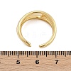 Rack Plating Brass Cuff Rings for Women RJEW-M028-57G-3