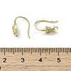 Brass Micro Pave Cubic Zirconia Earring Hooks KK-C048-13H-G-3