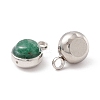 Natural Green Aventurine Charms G-K325-01P-07-3