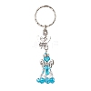 Glass Beaded Keychains KEYC-MZ00031-05-2