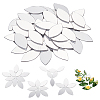 100Pcs Self-Adhesive Acrylic Mosaic Tiles DIY-OC0012-59A-1