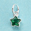 925 Sterling Silver Birthstone Charms STER-G035-01C-02-1