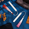 201 Stainless Steel Bookmarks LS-DIY-WH0430-487P-2